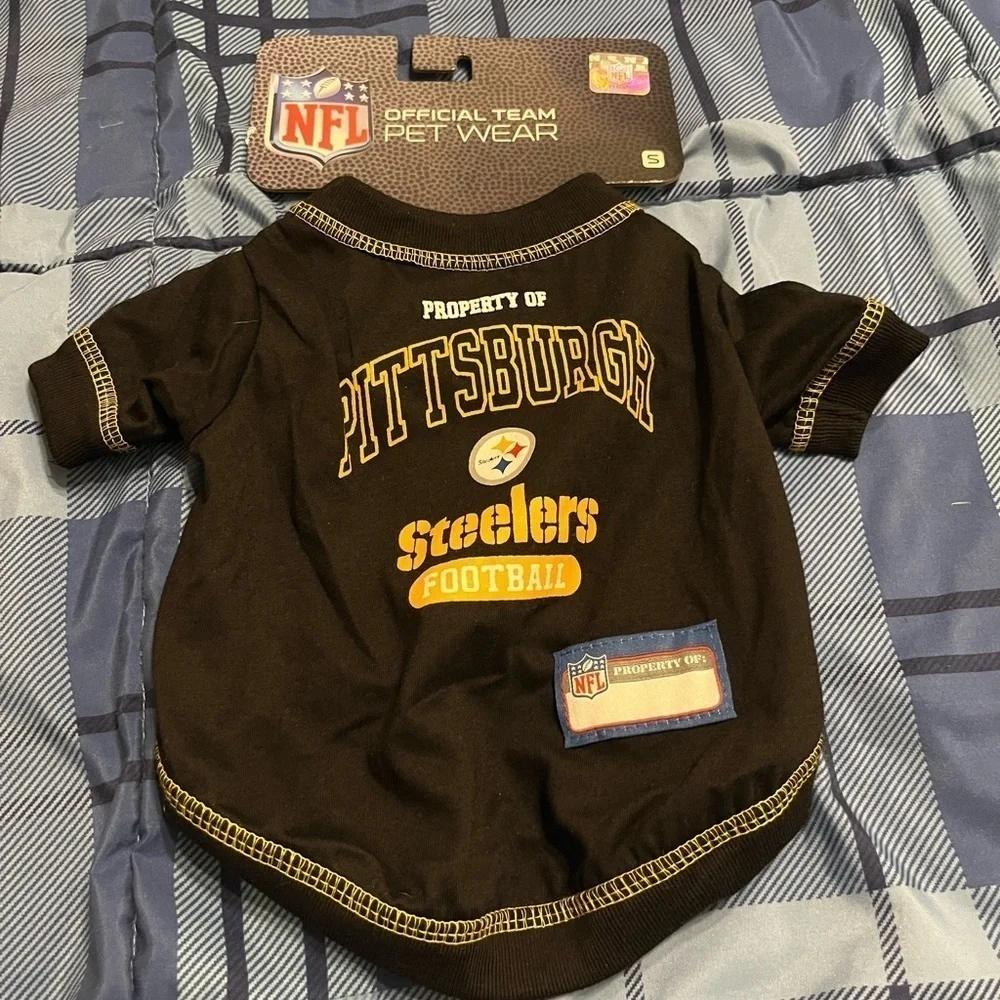 NWT Pets First Pittsburgh Steelers T-Shirt, Small  NFL